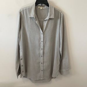 Anthropologie Cloth & Stone Long Sleeve Button up Top- Size M